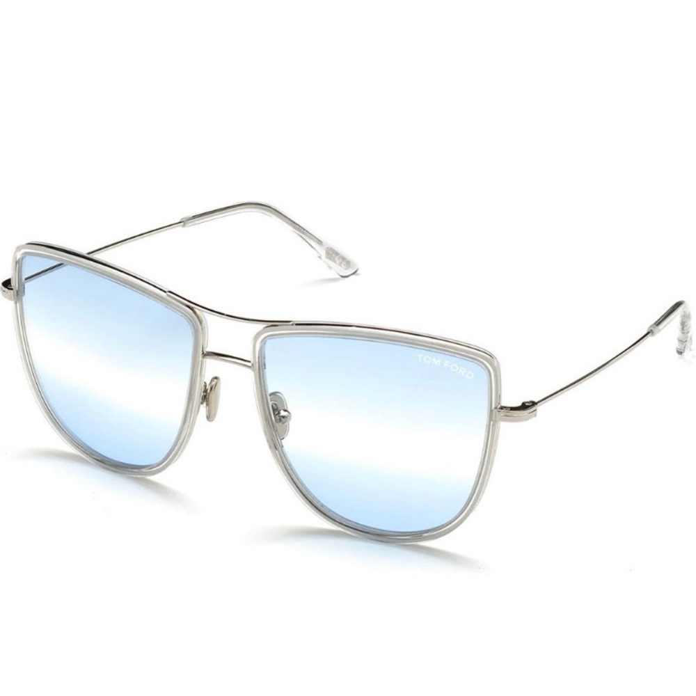 TOM FORD Tina 59mm Aviator Sunglasses